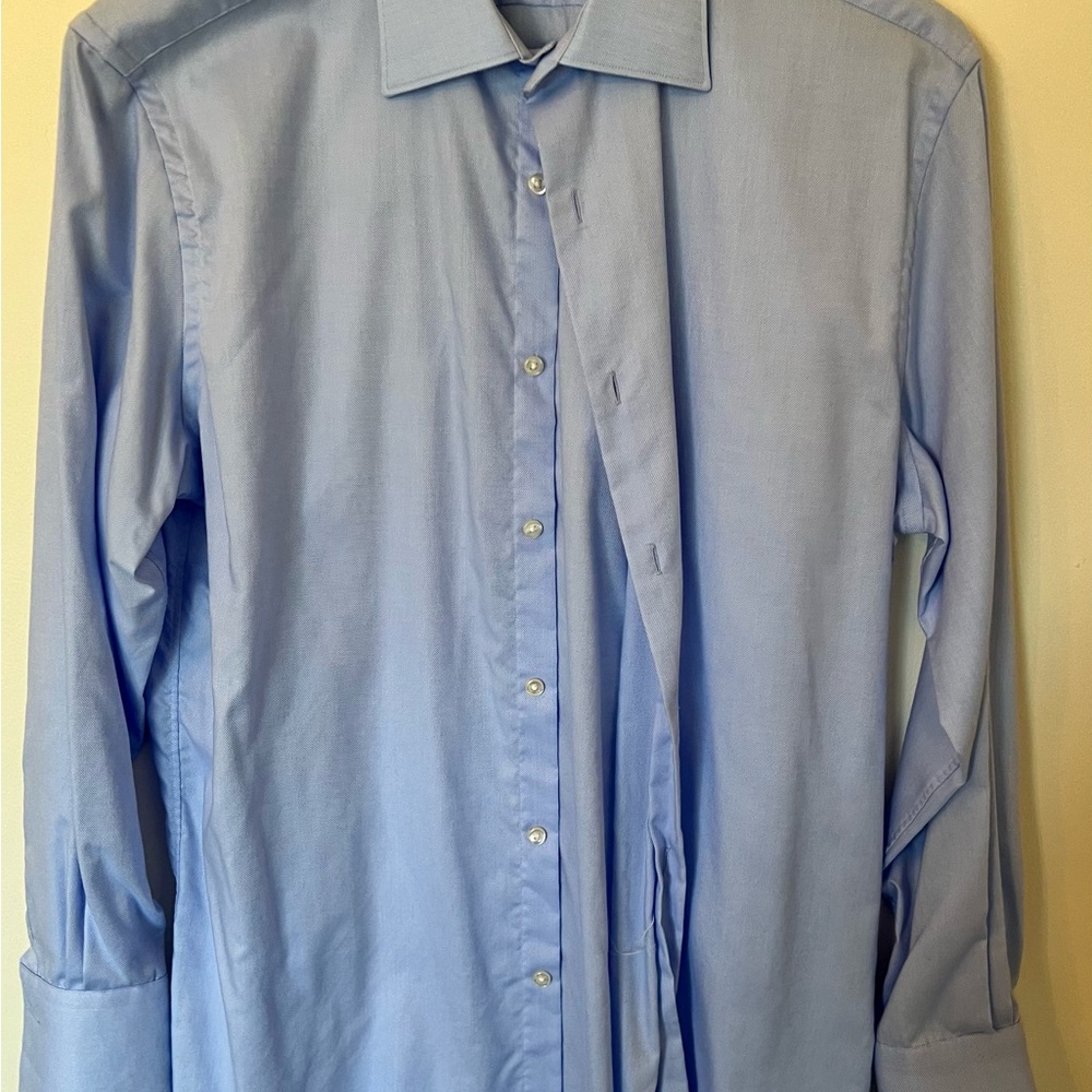 Ike Behar Light Blue Men's Dress Shirt